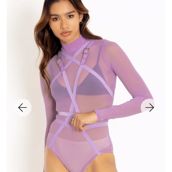Blackmilk Lilic Light Magic Bodysuit NEW - Picture 3 of 8